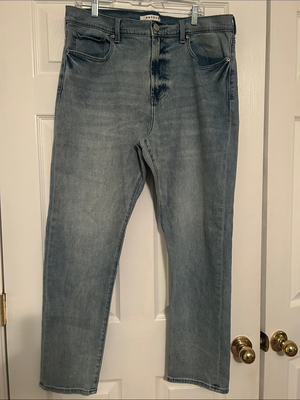 PacSun Men's Light Blue Slim Taper Jeans